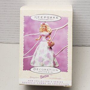 Barbie Springtime 1995 Hallmark Ornament
